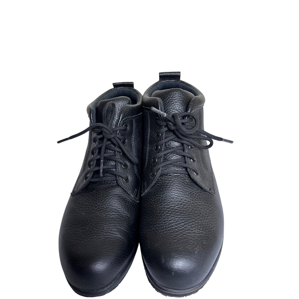 SAS 9.5 M Black Leather Slip Resistant Work Shoes TRIPAD Comfort Made USA